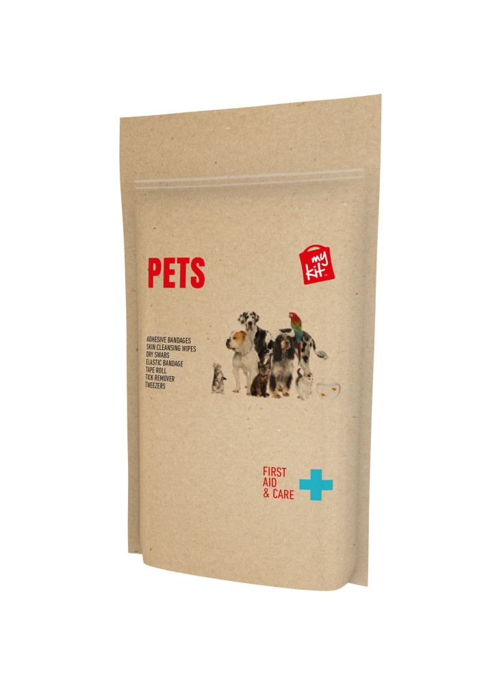 Kit publicitaire animaux domestiques pochette papier MyKit