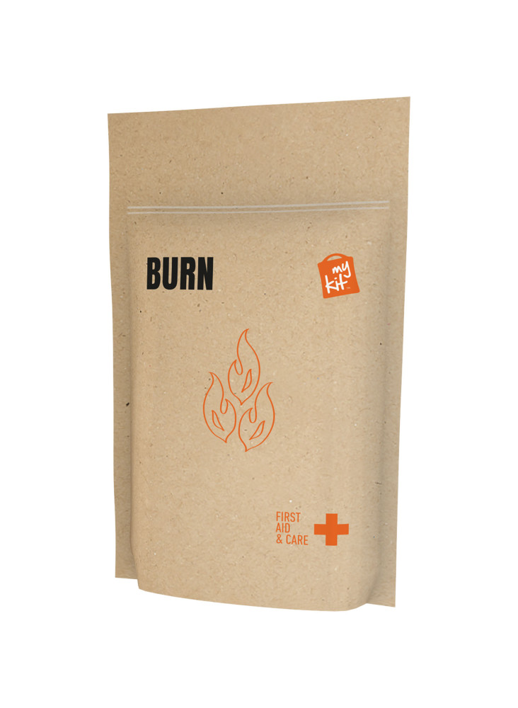 Mini kit publicitaire brûlures pochette papier MyKit