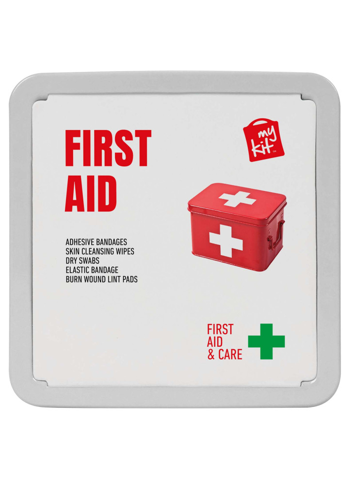 Trousse publicitaire premiers secours métal MyKit