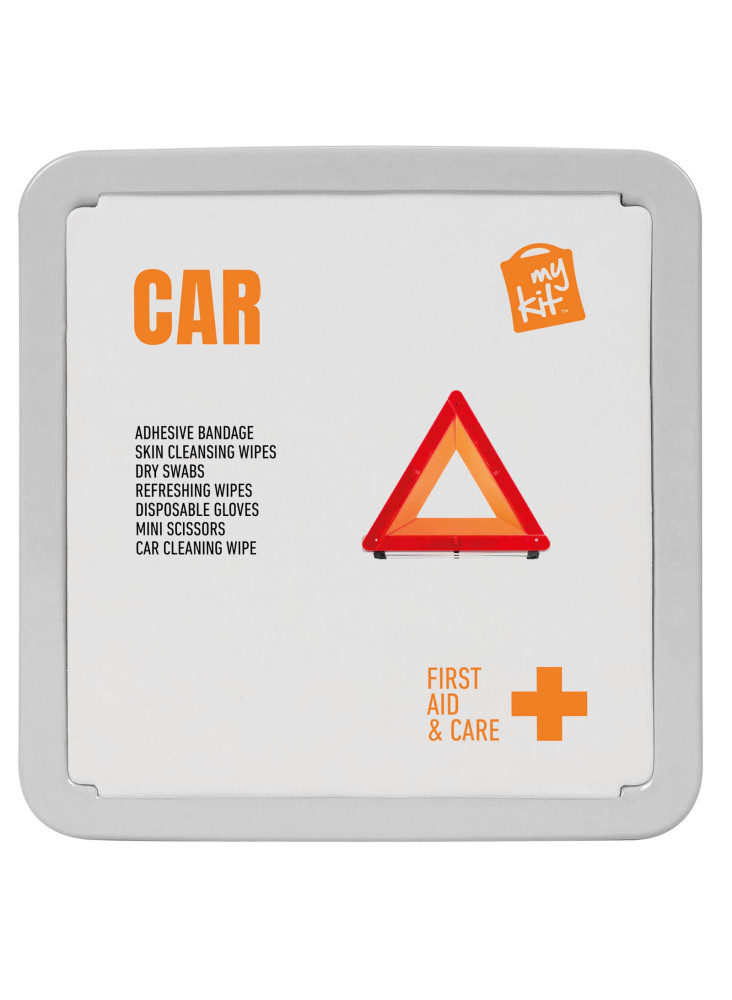 Trousse publicitaire premiers secours voiture métal MyKit