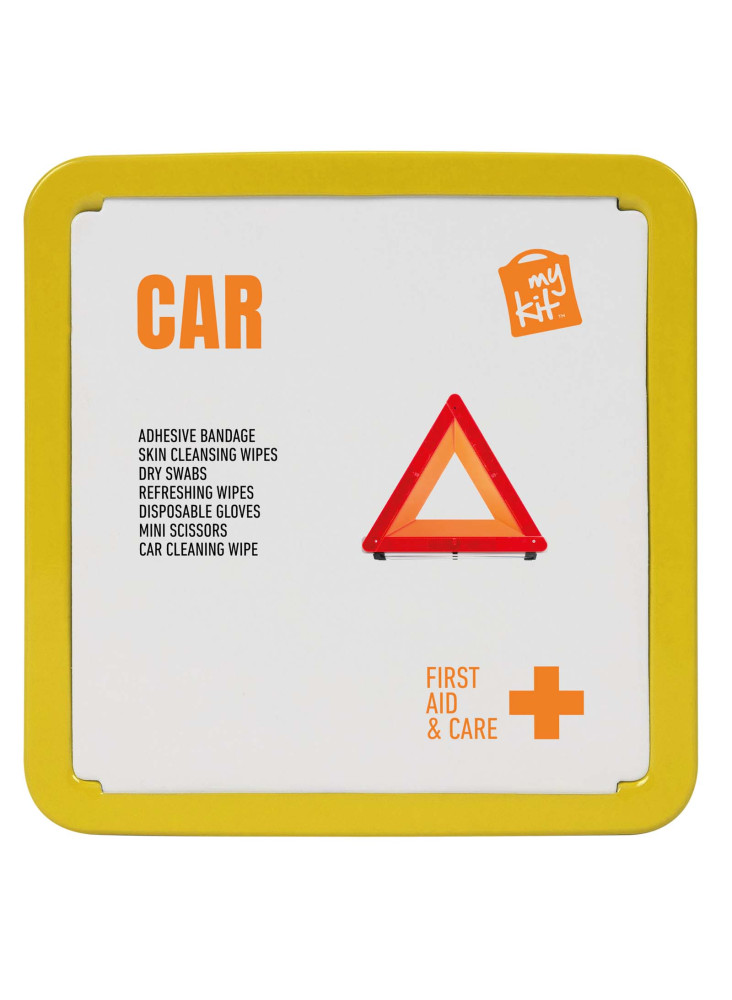 Trousse publicitaire premiers secours voiture métal MyKit