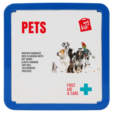 Trousse publicitaire premiers secours animaux métal MyKit