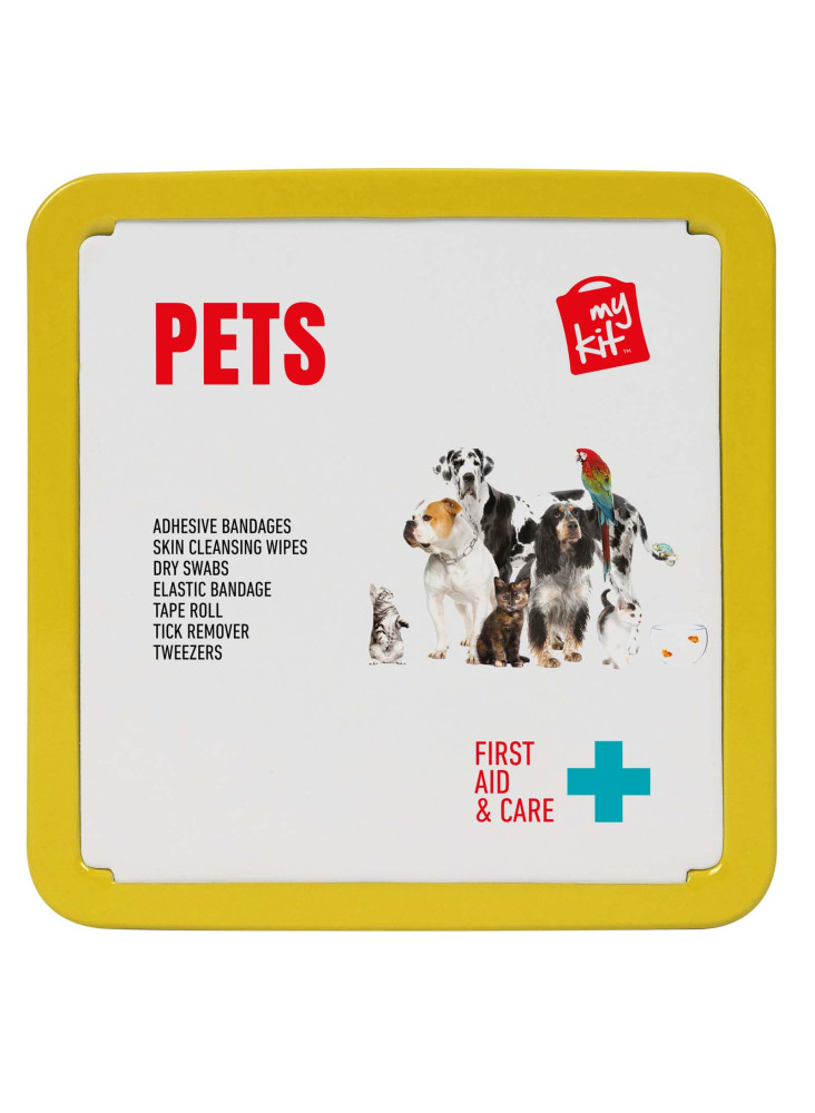 Trousse publicitaire premiers secours animaux métal MyKit