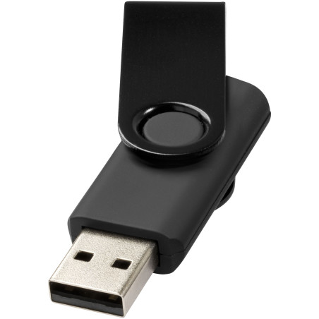 Clé USB publicitaire rotative métallisée