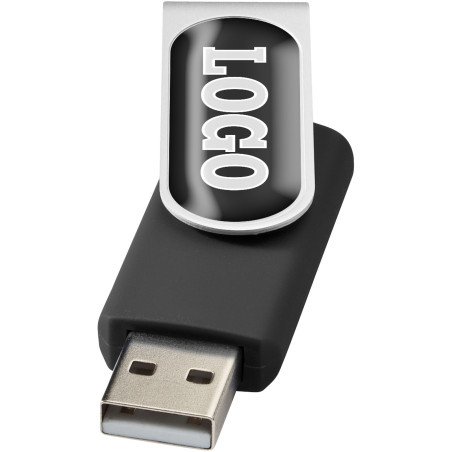 Clé USB publicitaire rotative doming