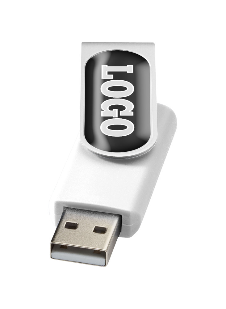 Clé USB publicitaire rotative doming