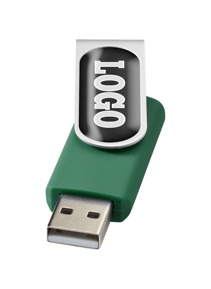 Clé USB publicitaire rotative doming