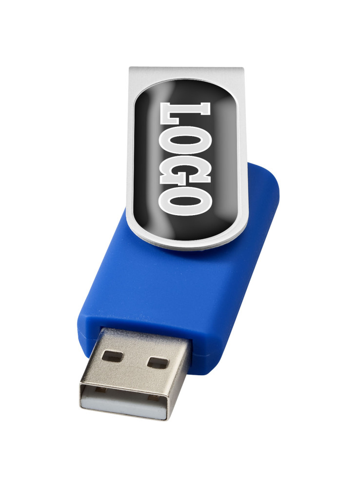 Clé USB publicitaire rotative doming