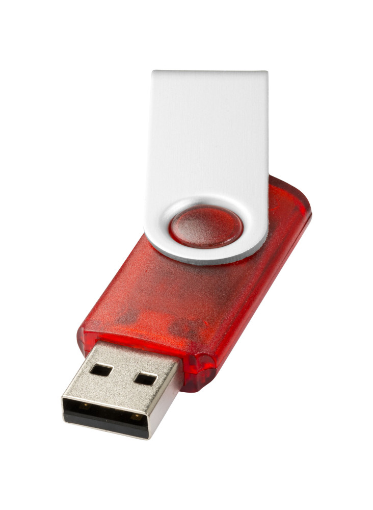 Clé USB publicitaire rotative translucide