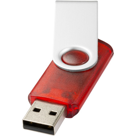 Clé USB publicitaire rotative translucide