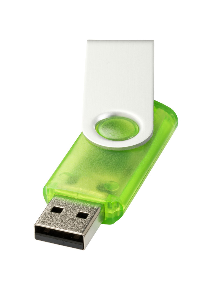 Clé USB publicitaire rotative translucide