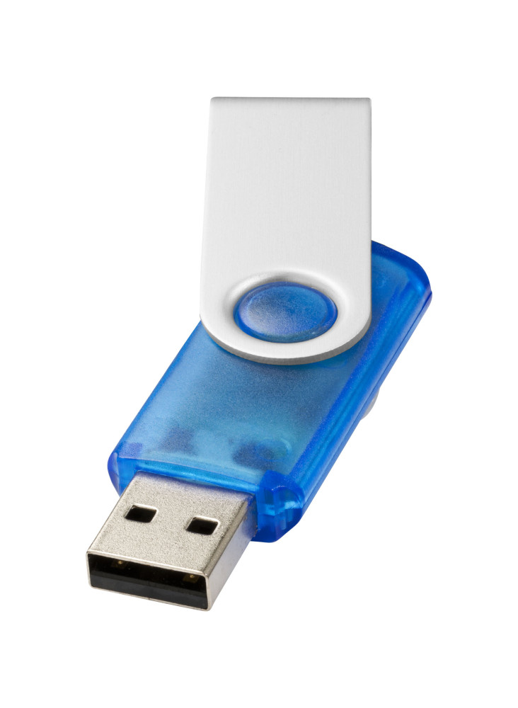 Clé USB publicitaire rotative translucide