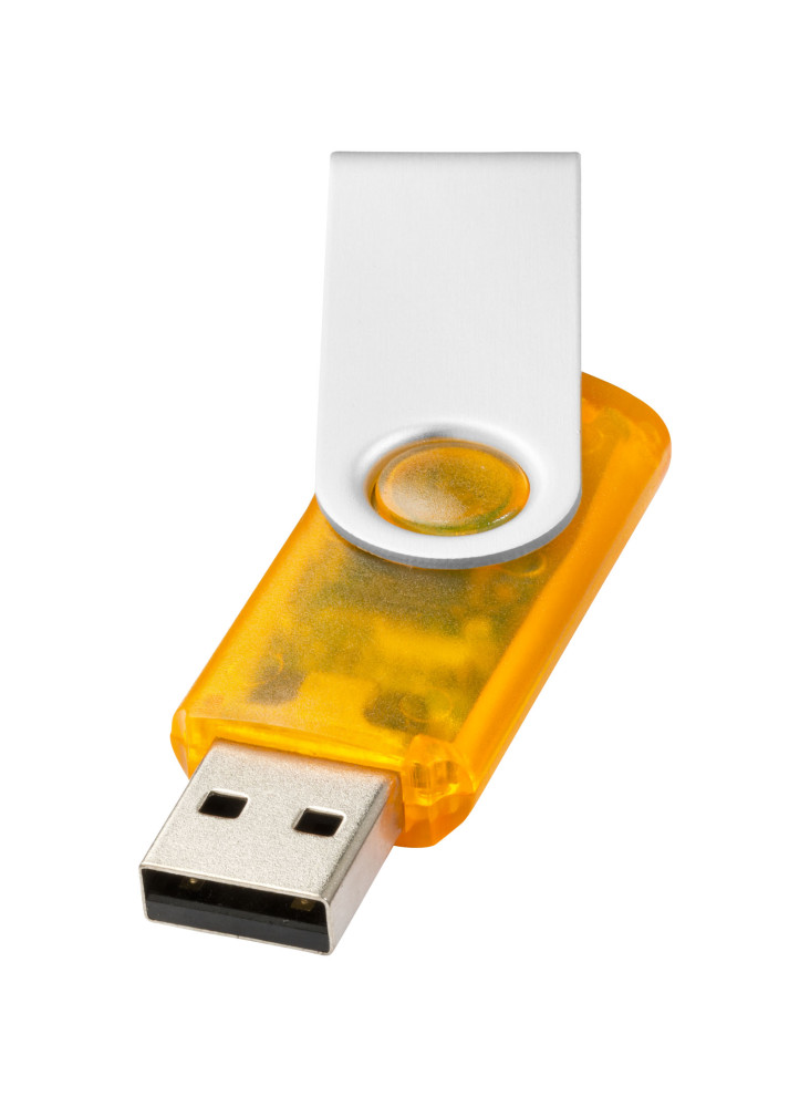 Clé USB publicitaire rotative translucide