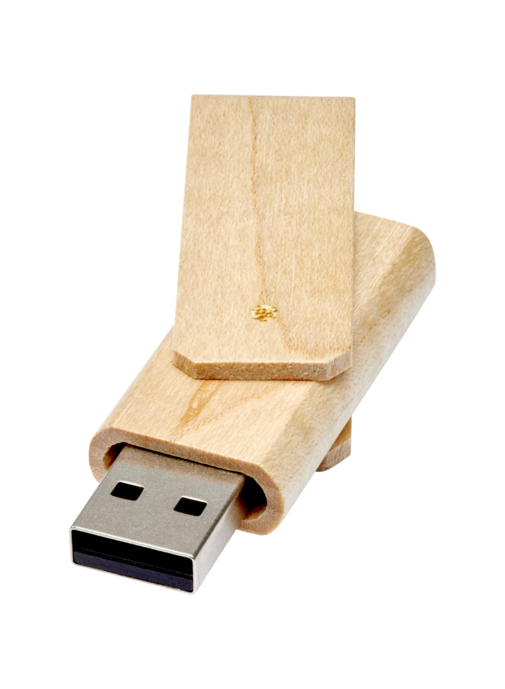 Clé USB publicitaire bois Rotate