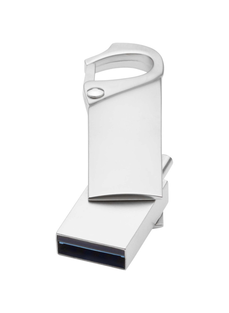 Clé USB publicitaire 3.0 type C avec mousqueton