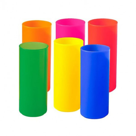 Long Verre Plastique Soirée 0.3 l publicitaire