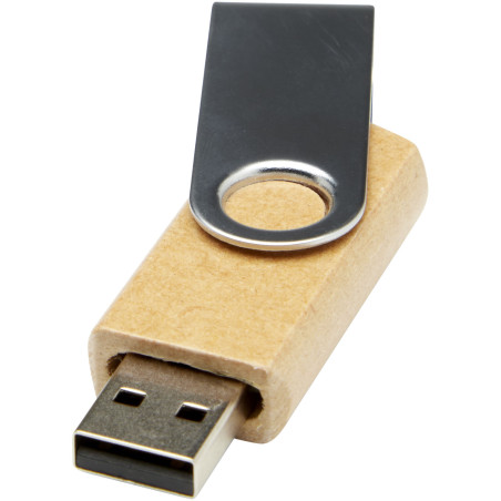 Clé USB publicitaire 3.0 papier recyclé Rotate