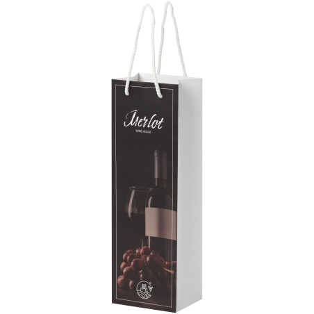 Sac publicitaire bouteille vin papier Integra