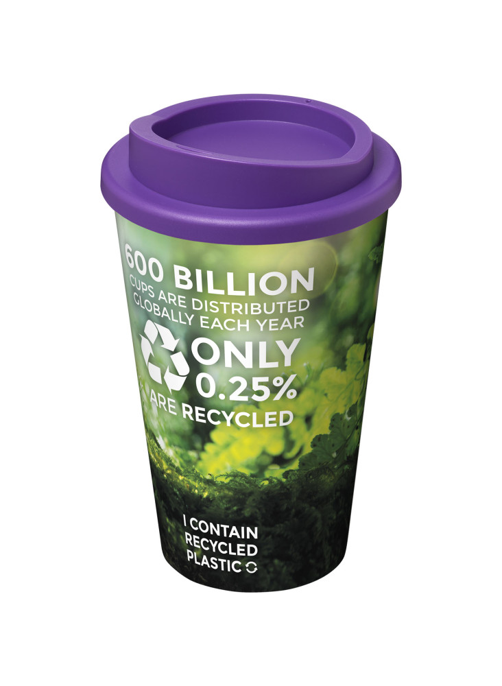 Gobelet publicitaire isotherme recyclé Brite-Americano® 350 ml