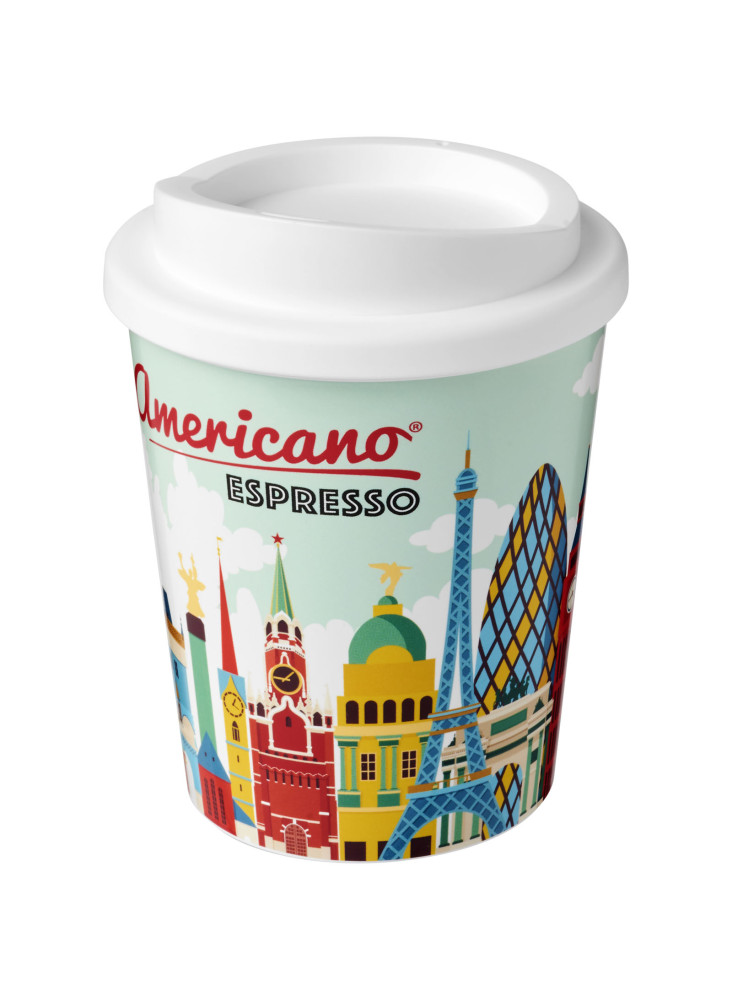 Gobelet publicitaire isotherme espresso recyclé Brite-Americano® 250 ml