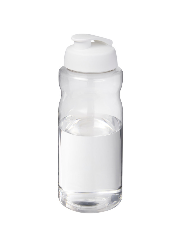 Bouteille de sport H2O Active® Base Pure de 1 L à couvercle rabattable