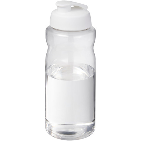 Bouteille publicitaire de sport H2O Active Base Pure 1 L couvercle rabattable