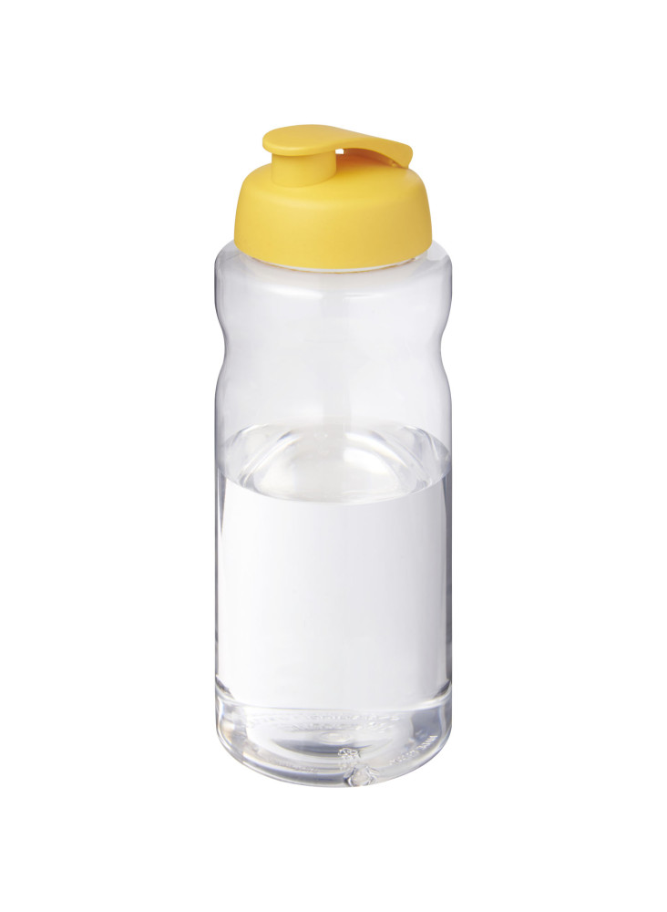 Bouteille publicitaire de sport H2O Active Base Pure 1 L couvercle rabattable