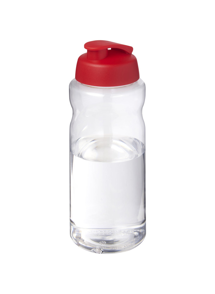 Bouteille publicitaire de sport H2O Active Base Pure 1 L couvercle rabattable