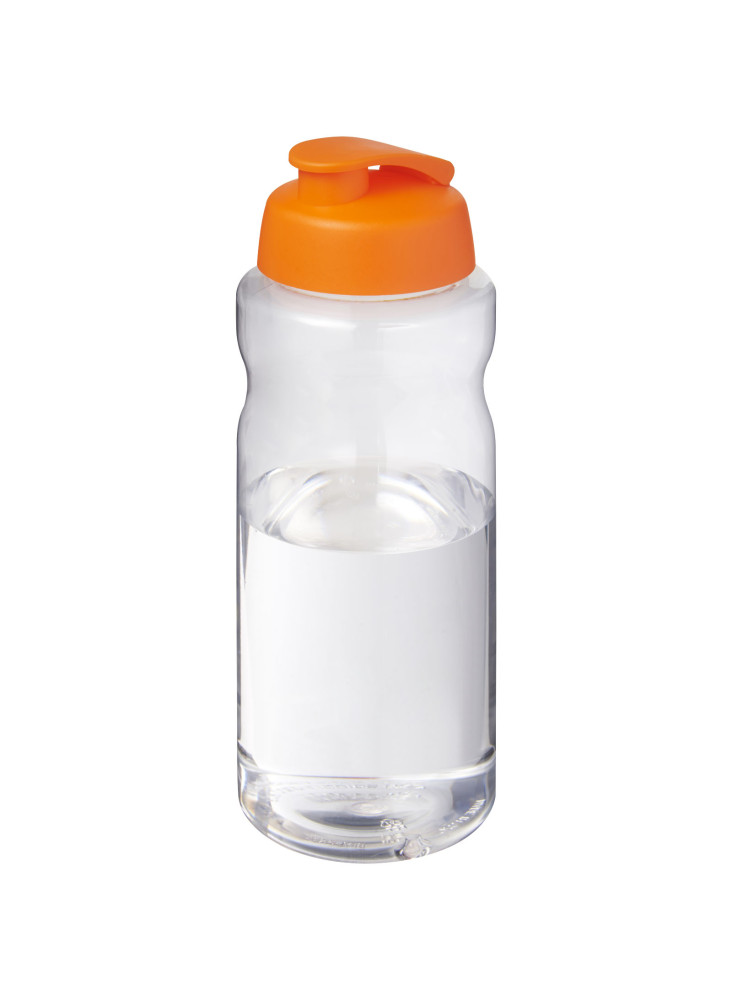 Bouteille publicitaire de sport H2O Active Base Pure 1 L couvercle rabattable