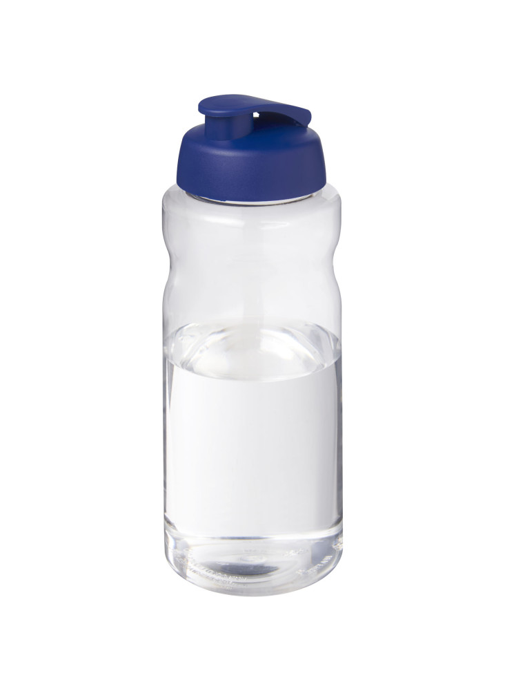 Bouteille publicitaire de sport H2O Active Base Pure 1 L couvercle rabattable