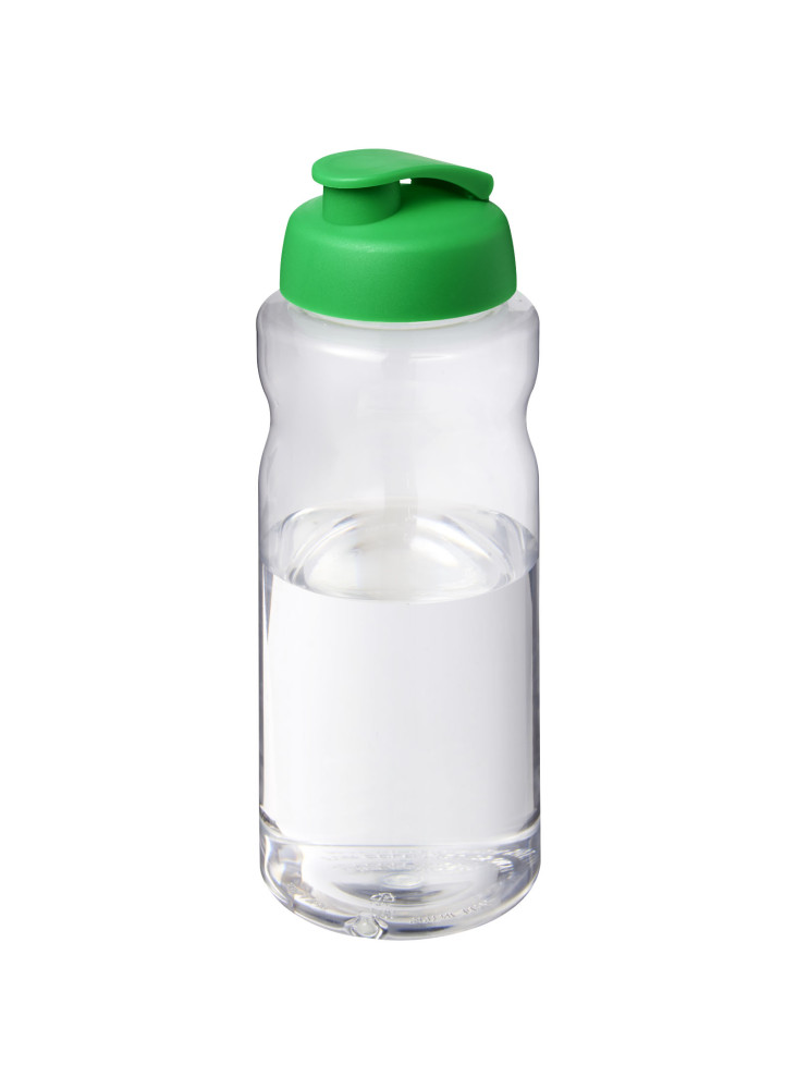 Bouteille publicitaire de sport H2O Active Base Pure 1 L couvercle rabattable