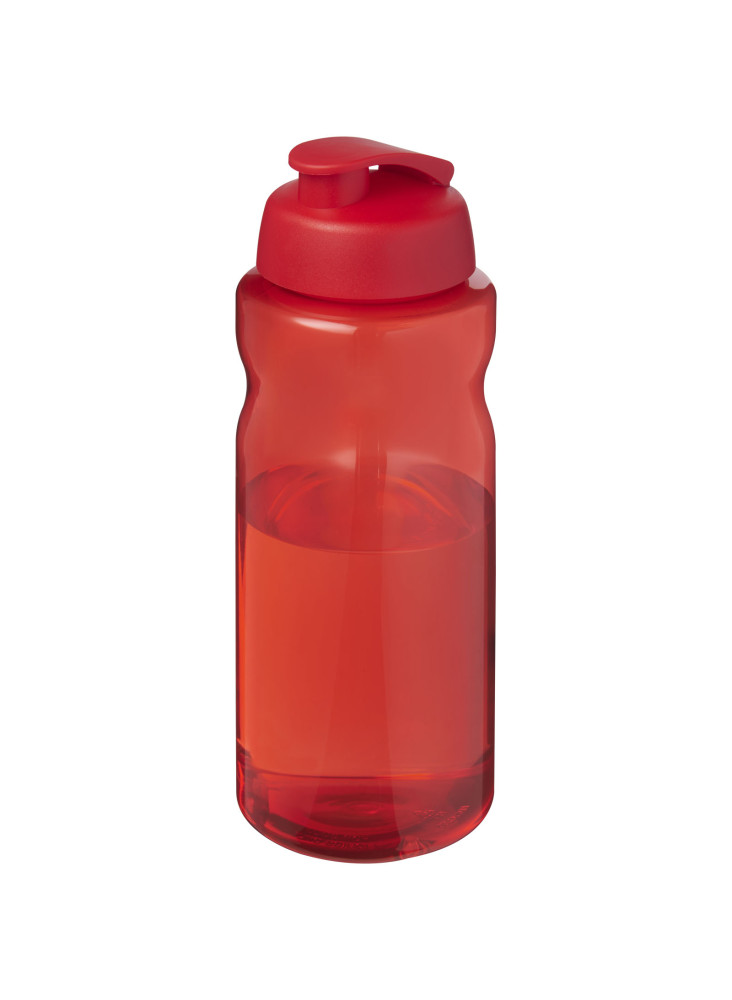 Bouteille de sport H2O Active® Eco Big Base de 1 litre à couvercle rabattable
