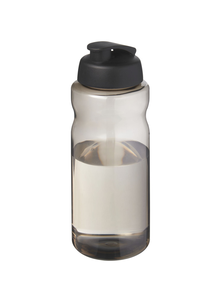 Bouteille publicitaire de sport H2O Active Eco Big Base 1 L recyclée couvercle rabattable