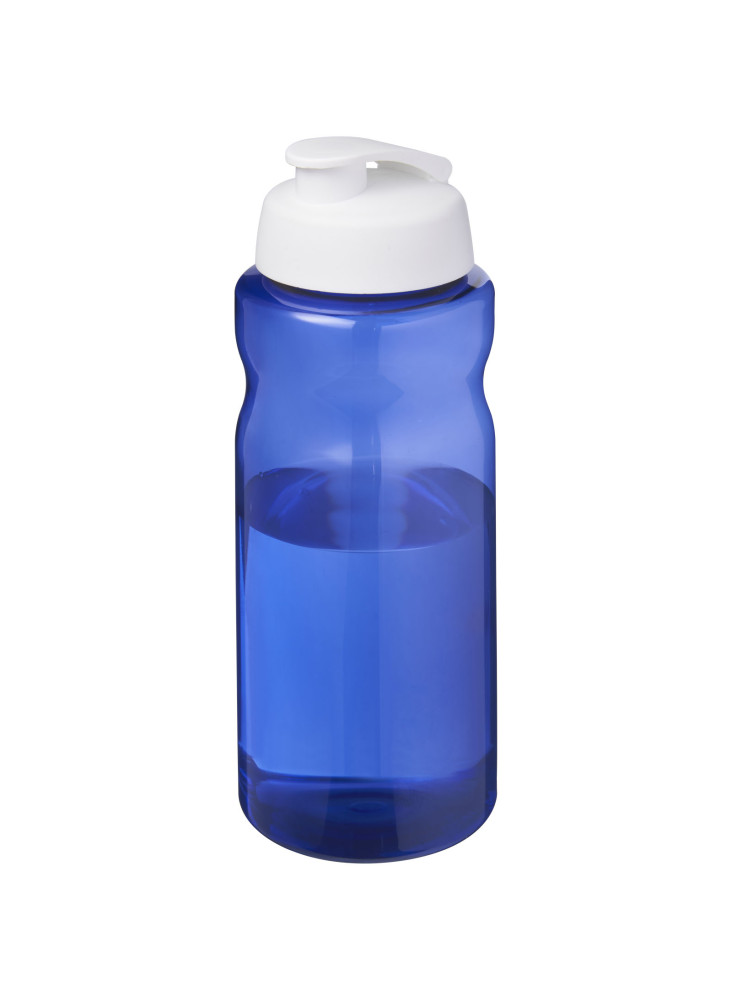Bouteille publicitaire de sport H2O Active Eco Big Base 1 L recyclée couvercle rabattable