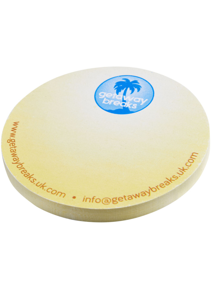 Post-its recyclés Sticky-Mate® en forme de cercle