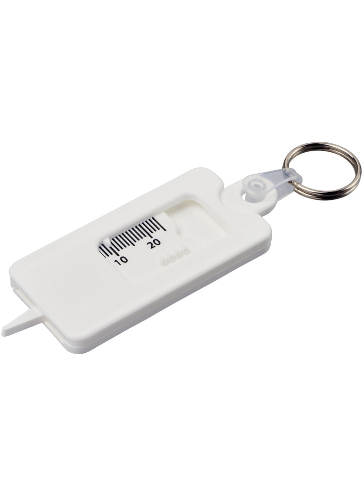Porte-clés Kym recyclé vérificateur de structures de pneu
