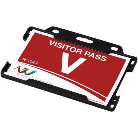 Porte-cartes publicitaire Vega en plastique recyclé