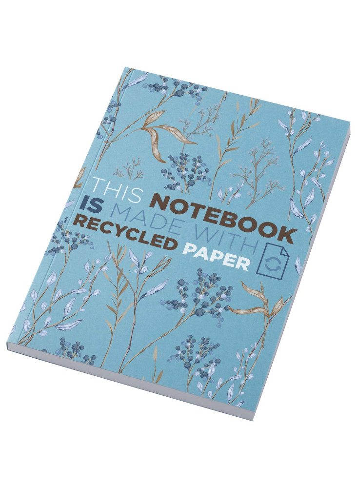 Cahier Novella Austen Colours A5 recyclé à couverture souple de 100 feuilles