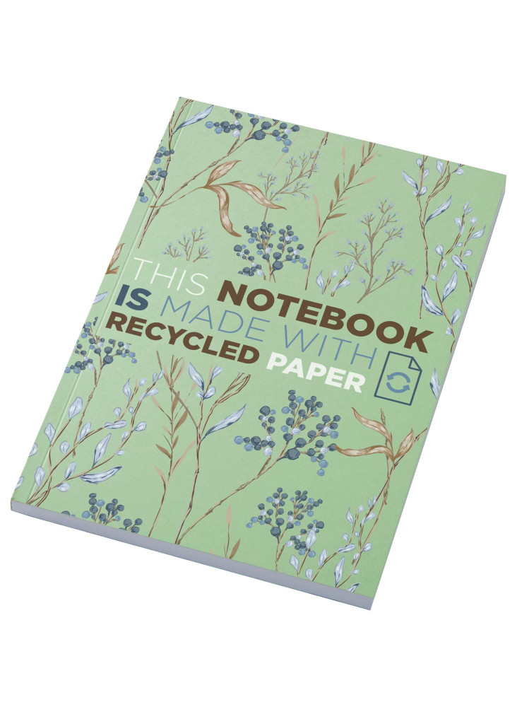 Cahier Novella Austen Colours A5 recyclé à couverture souple de 100 feuilles