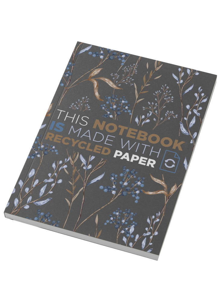 Cahier Novella Austen Colours A5 recyclé à couverture souple de 100 feuilles