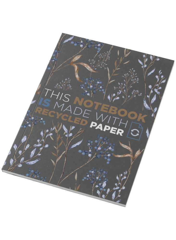 Cahier Novella Austen Colours recyclé A5 à couverture souple de 50 feuilles