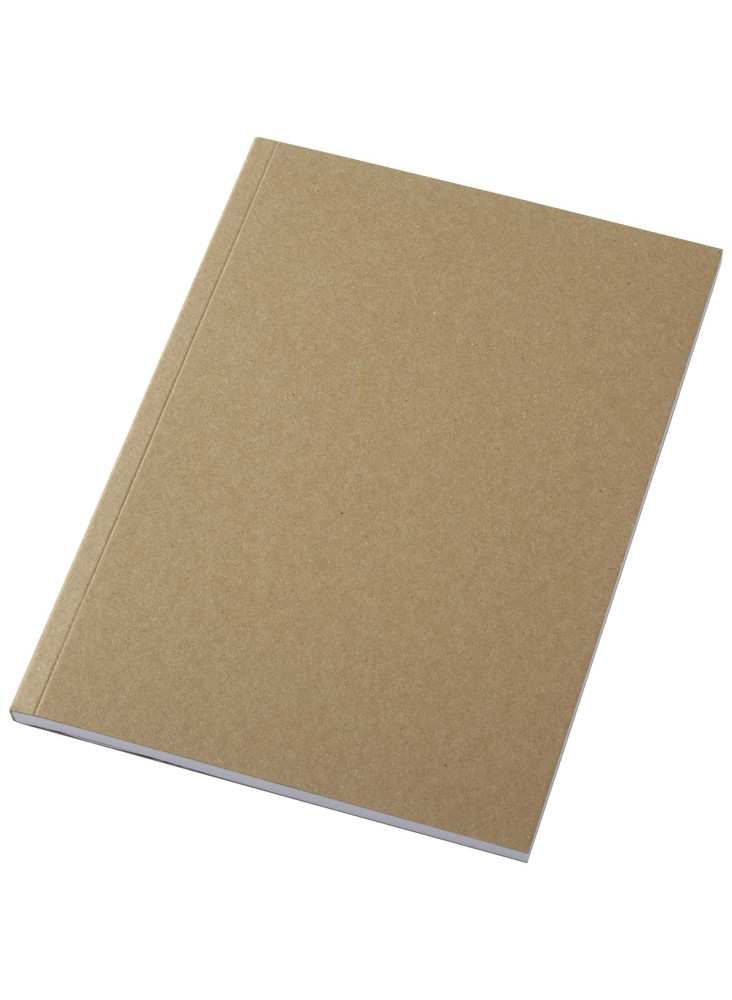 Carnet A5 à couverture souple recyclée Novella Austen Kraft avec 50 feuilles