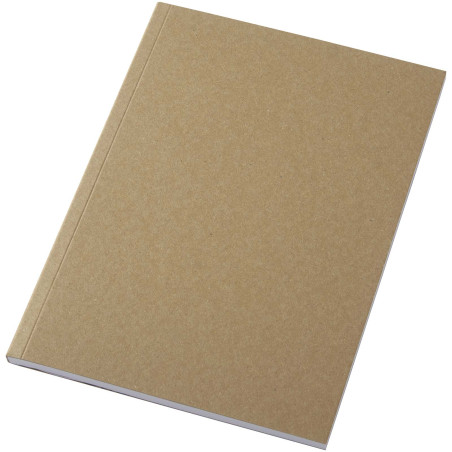 Carnet A5 à couverture souple recyclée Novella Austen Kraft avec 50 feuilles