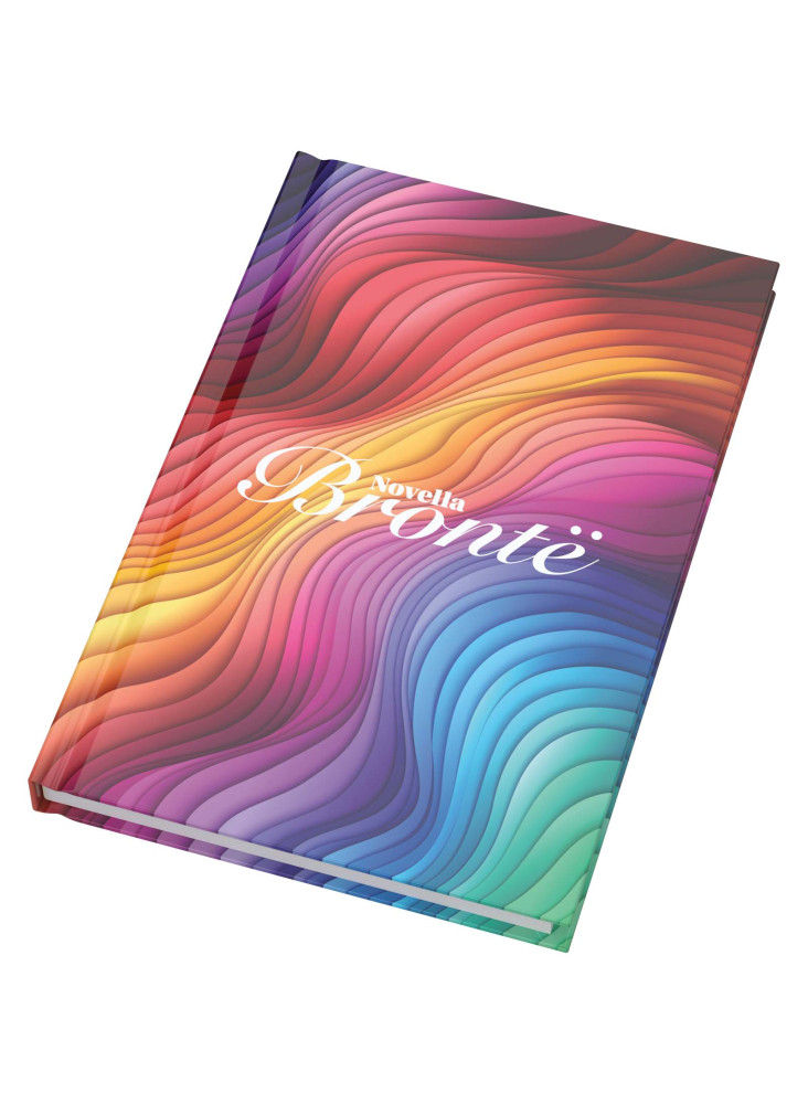 Carnet A5 à couverture rigide et brillante Novella Brontë avec 100 feuilles