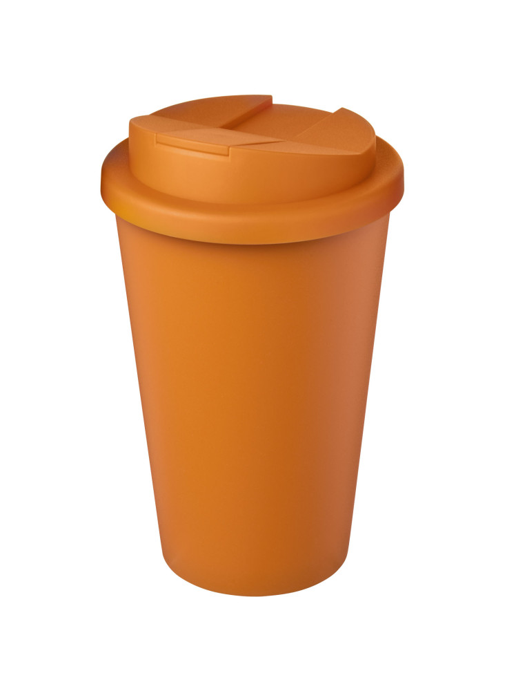 Gobelet publicitaire isotherme recyclé Americano® Eco anti-déversement 350 ml