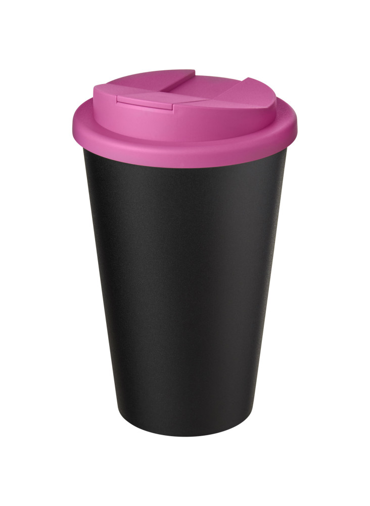 Gobelet publicitaire isotherme recyclé Americano® Eco anti-déversement 350 ml