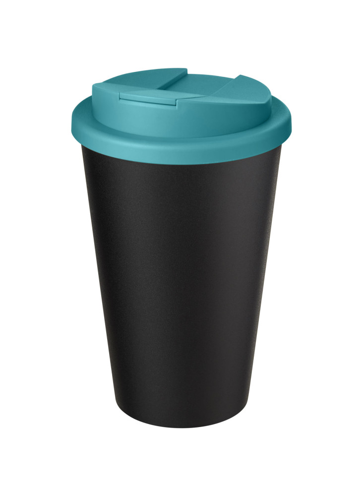 Gobelet publicitaire isotherme recyclé Americano® Eco anti-déversement 350 ml