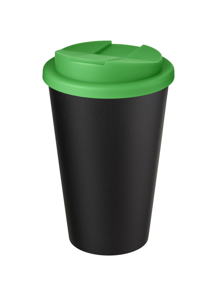 Gobelet publicitaire isotherme recyclé Americano® Eco anti-déversement 350 ml