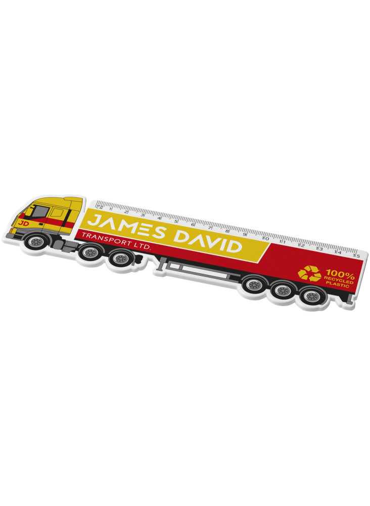 Règle camion publicitaire recyclée Tait 15cm