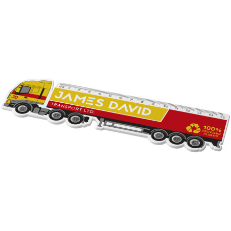 Règle camion publicitaire recyclée Tait 15cm